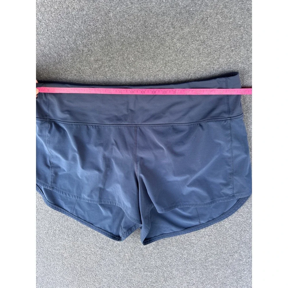 Lululemon Speed Up Low-Rise Lined Short 2.5 Navy Blue Size 16 W7BJ8T